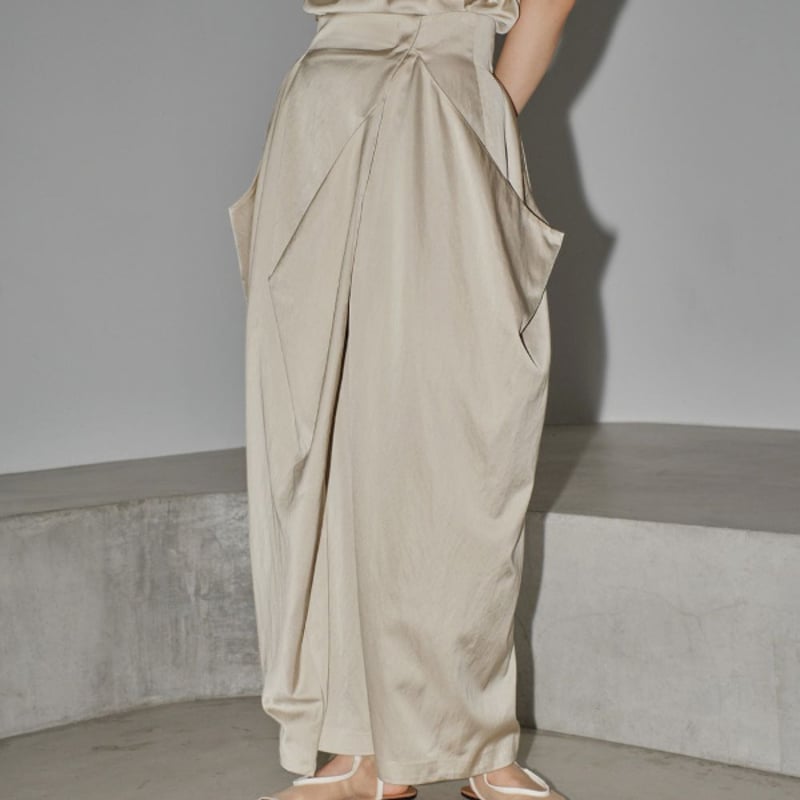 スカート TODAYFUL Drape Satin Skirt 38 TODAYFUL/トゥデイフル】サテンドレープスカート/Satin Drape
