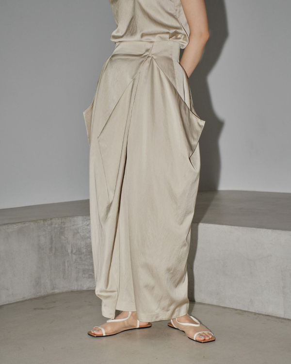TODAYFUL トゥデイフル / Satin Drape Skirt サテンドレープスカート
