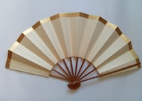 尺８ 尺扇子　鳥の子天金　スス竹
