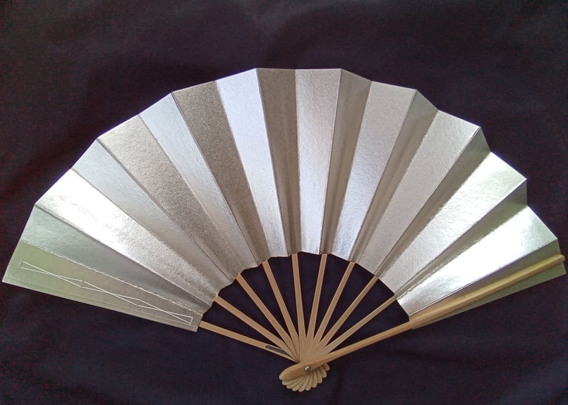 尺2 尺扇子 両銀 白竹 | 飯田屋はなれ 楽鈴庵