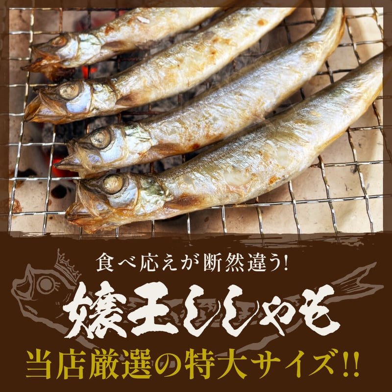 ししゃも b016-01)アイスランド産 嬢王ししゃも 5L～6Lの特大サイズ 250g入×4袋