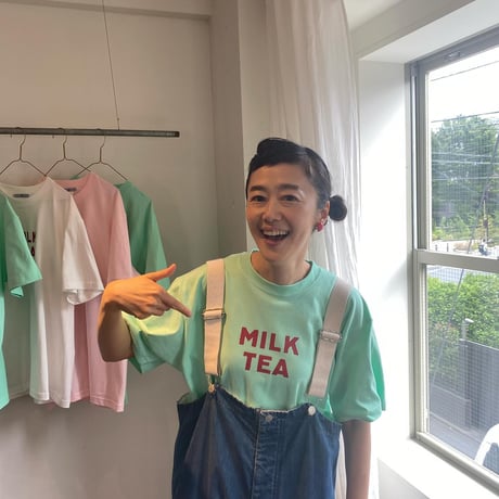 ［R&D.M.Co-］ MILK TEA Tシャツ / ミント