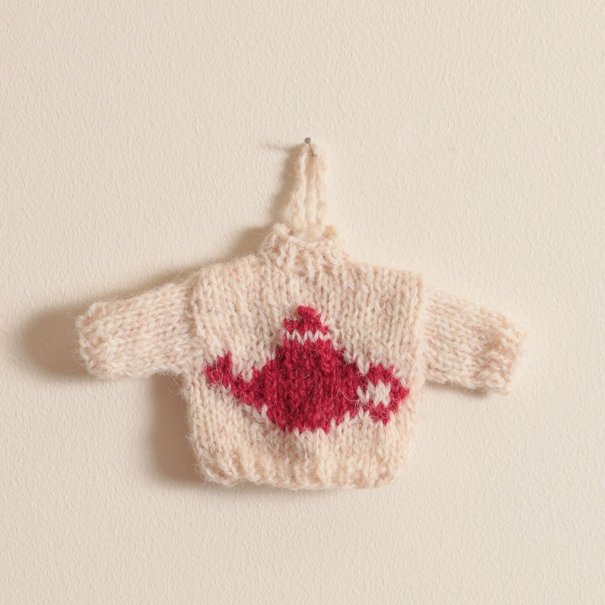 mandtea.product×R&D.M.Co-・ティーポットセーター 新品 tsumugi knits］ミニチュアティーポットセーター | M AND T PRODUCT