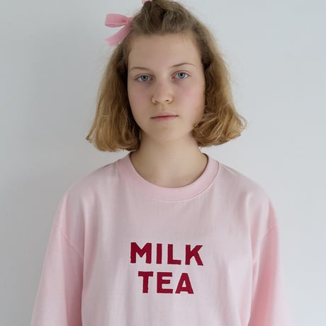 ［R&D.M.Co-］ MILK TEA Tシャツ / ピンク