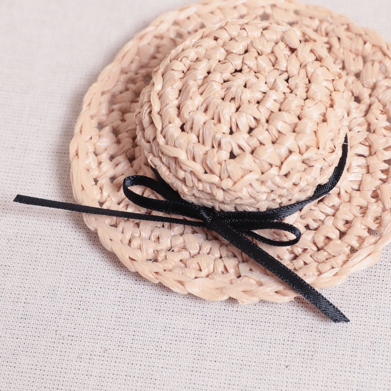 tsumugi knits］ミニチュアの麦わら帽子 | M AND T PRODUCT