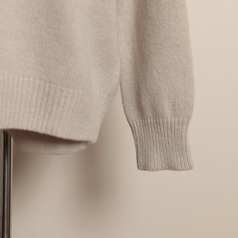 original］Tea Pot セーター / ライトベージュ | M AND T PRODUCT
