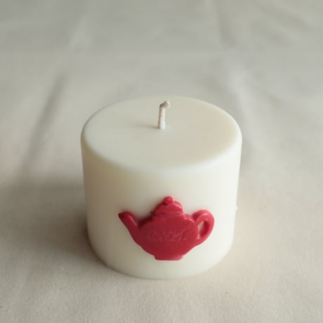 ［candle.vida］アロマキャンドル (赤い箱つき)