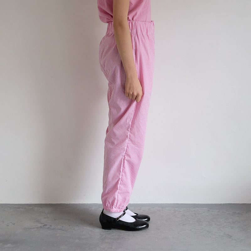 Yarmo］ウェアハウスパンツ(ウエストゴムパンツ) / ピンク | M AND T PR