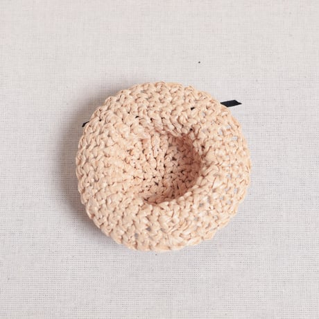 ［tsumugi knits］ミニチュアの麦わら帽子