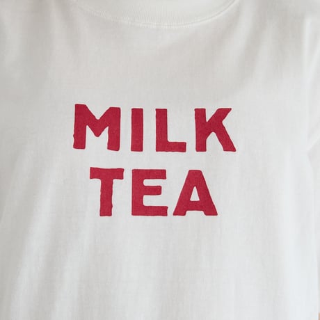 ［R&D.M.Co-］ MILK TEA Tシャツ / ホワイト