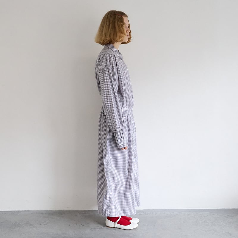 Yarmo］シャツドレス/ グレー | M AND T PRODUCT