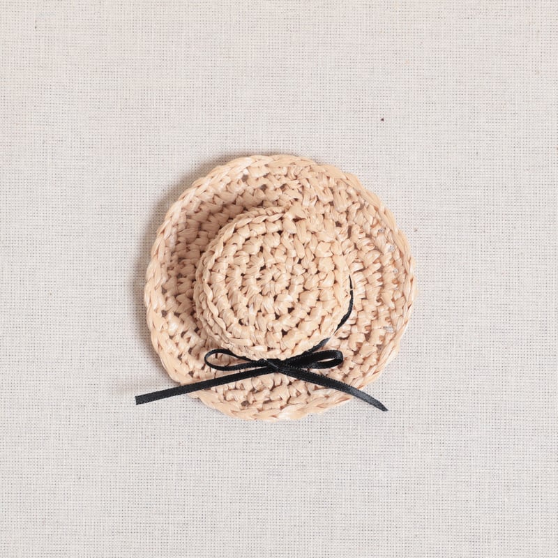 tsumugi knits］ミニチュアの麦わら帽子 | M AND T PRODUCT