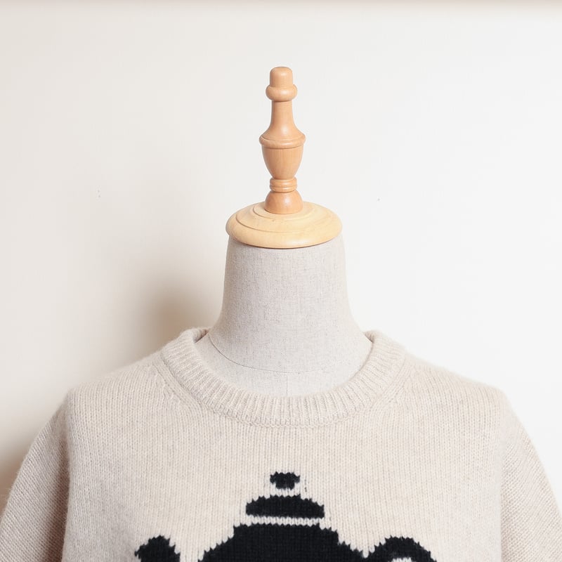 original］ Tea Pot セーター / 2024 ライトベージュ | M AND