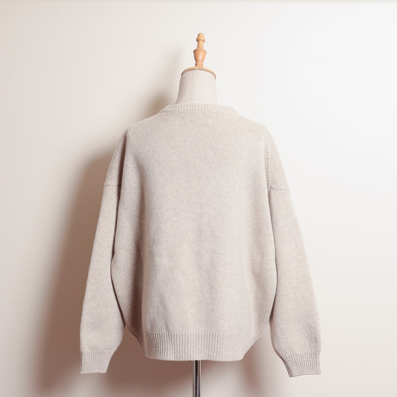 original］ Tea Pot セーター / 2024 ライトベージュ | M AND