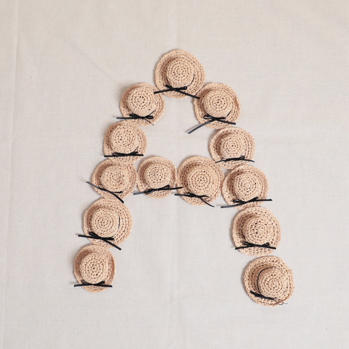 tsumugi knits］ミニチュアの麦わら帽子 | M AND T PRODUCT