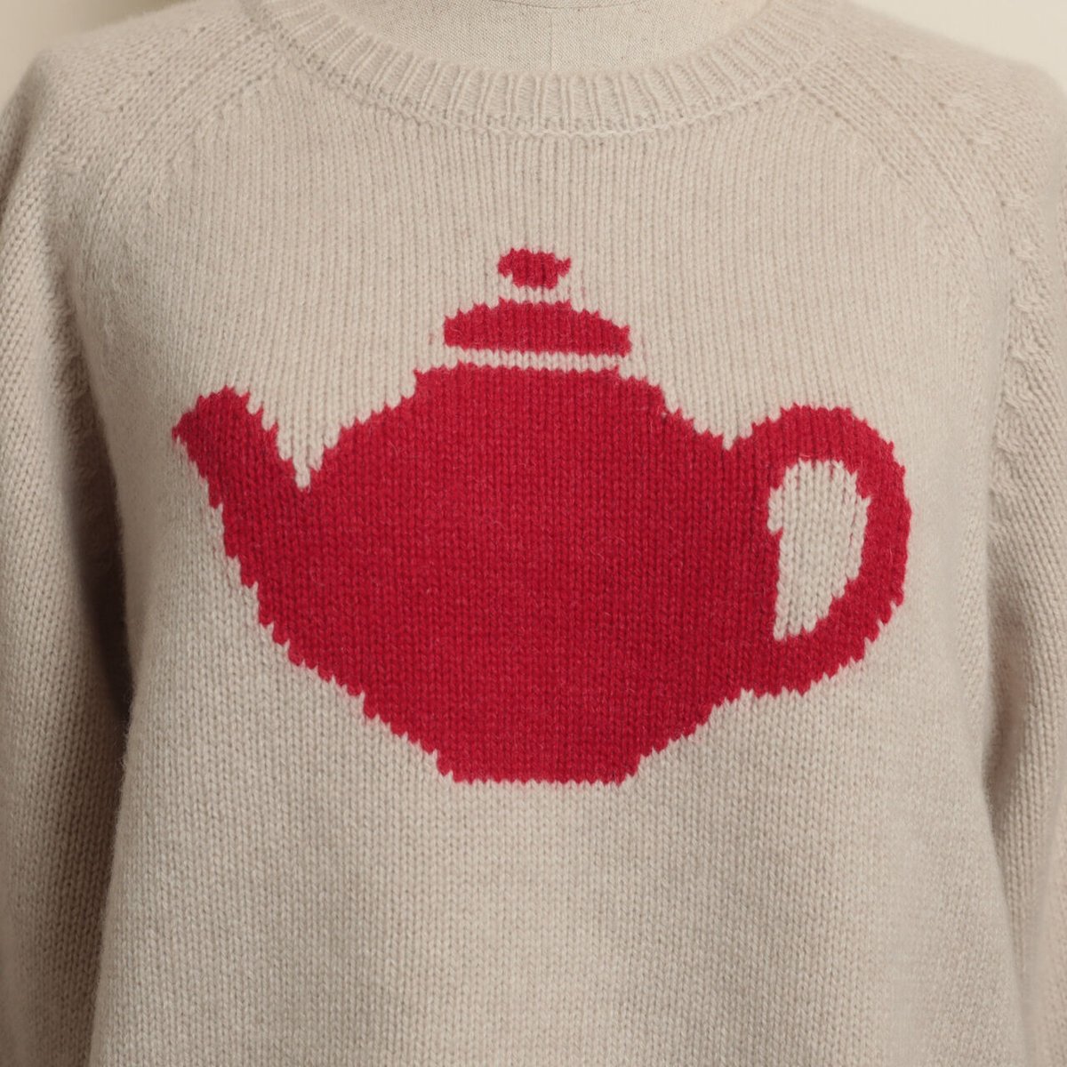 mandtea.product×R&D.M.Co-・ティーポットセーター 新品 mandtea.product×R&D.M.Co-・ティーポットセーター 新品