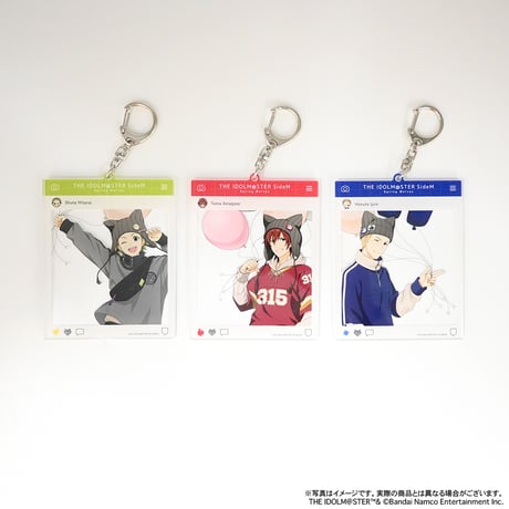 アイドルマスター SideM Spring Wolves トレーディングSNS風アクリルキーホルダー（全6種）