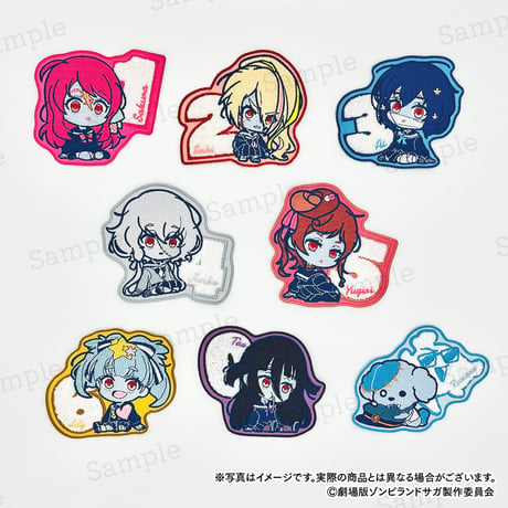劇場版『ゾンビランドサガ ゆめぎんがパラダイス』どやんす、どやんすー!? ドッキドキおでかけパラダイス!  刺繍ステッカー（全8種）
