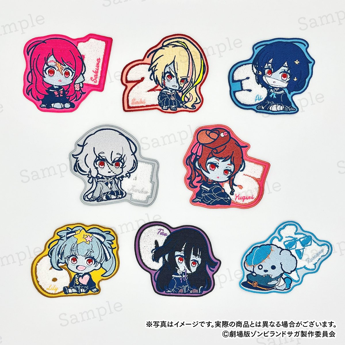 ゾンビランドサガ たけ飲み ステッカー 劇場版「ゾンビランドサガ」公開記念 武雄の飲食店で飲食客に