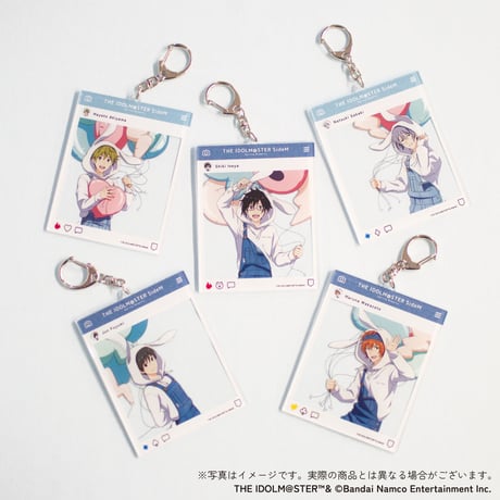 アイドルマスター SideM Spring Rabbits トレーディングSNS風アクリルキーホルダー（全5種・ランダム）