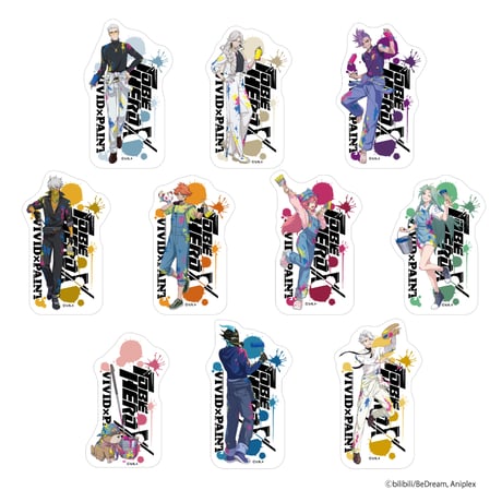 アニメ「TO BE HERO X」 VIVID×PAINT ステッカー（全10種）