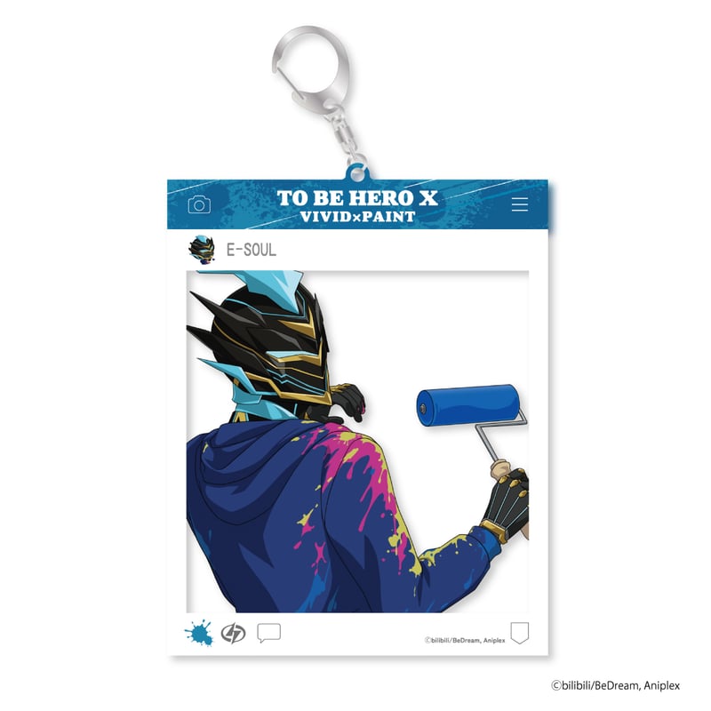 アニメ「TO BE HERO X」 VIVID×PAINT SNS風アクリルキーホルダー（全1