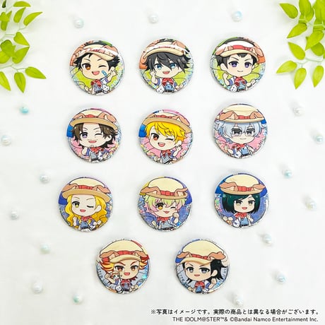アイドルマスター SideM Summer Doggie トレーディングホログラムデフォルメ缶バッジA（ホログラム仕様・全11種・ランダム）