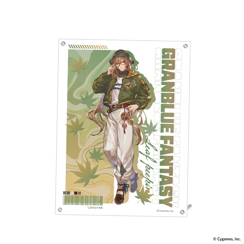 幻想的なファンタジー風景 アクリル画リーフグリーンA 自然の風景を