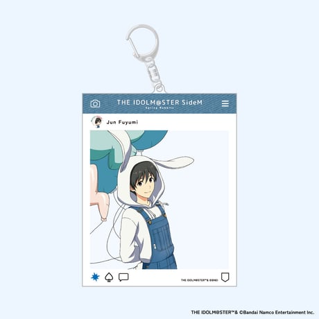 アイドルマスター SideM Spring Rabbits トレーディングSNS風アクリルキーホルダー（全5種・ランダム）