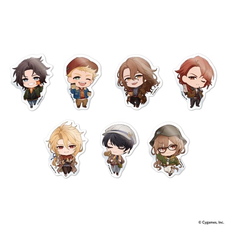 グランブルーファンタジー Leaf peeping ミニキャラアクリルステッカー（全7種）
