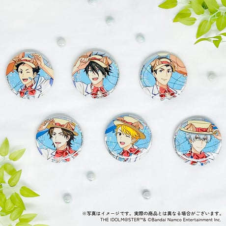 アイドルマスター SideM Summer Doggie トレーディングホログラム缶バッジ（全6種・ランダム・ホログラム仕様）