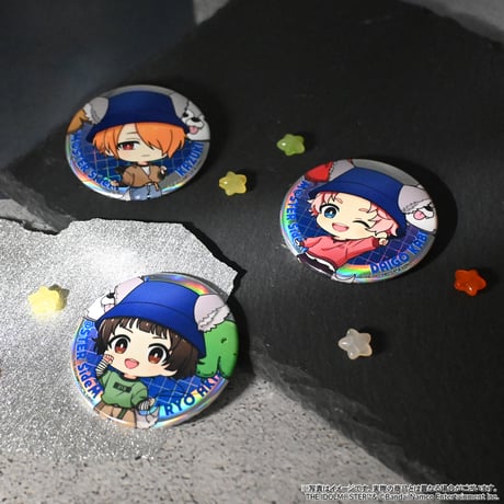 アイドルマスター SideM Spring Wolves トレーディングホログラムミニキャラ缶バッジA（ホログラム仕様・全11種・ランダム）