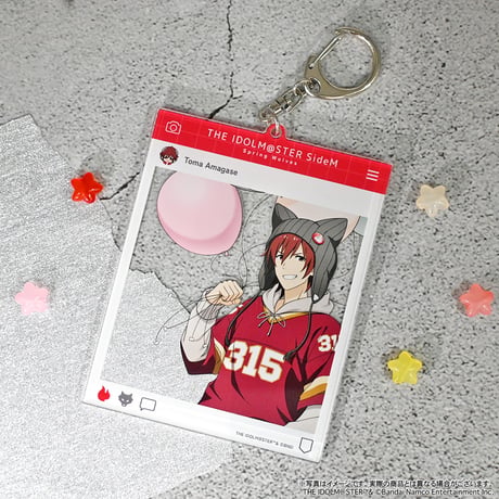 アイドルマスター SideM Spring Wolves トレーディングSNS風アクリルキーホルダー（全6種）