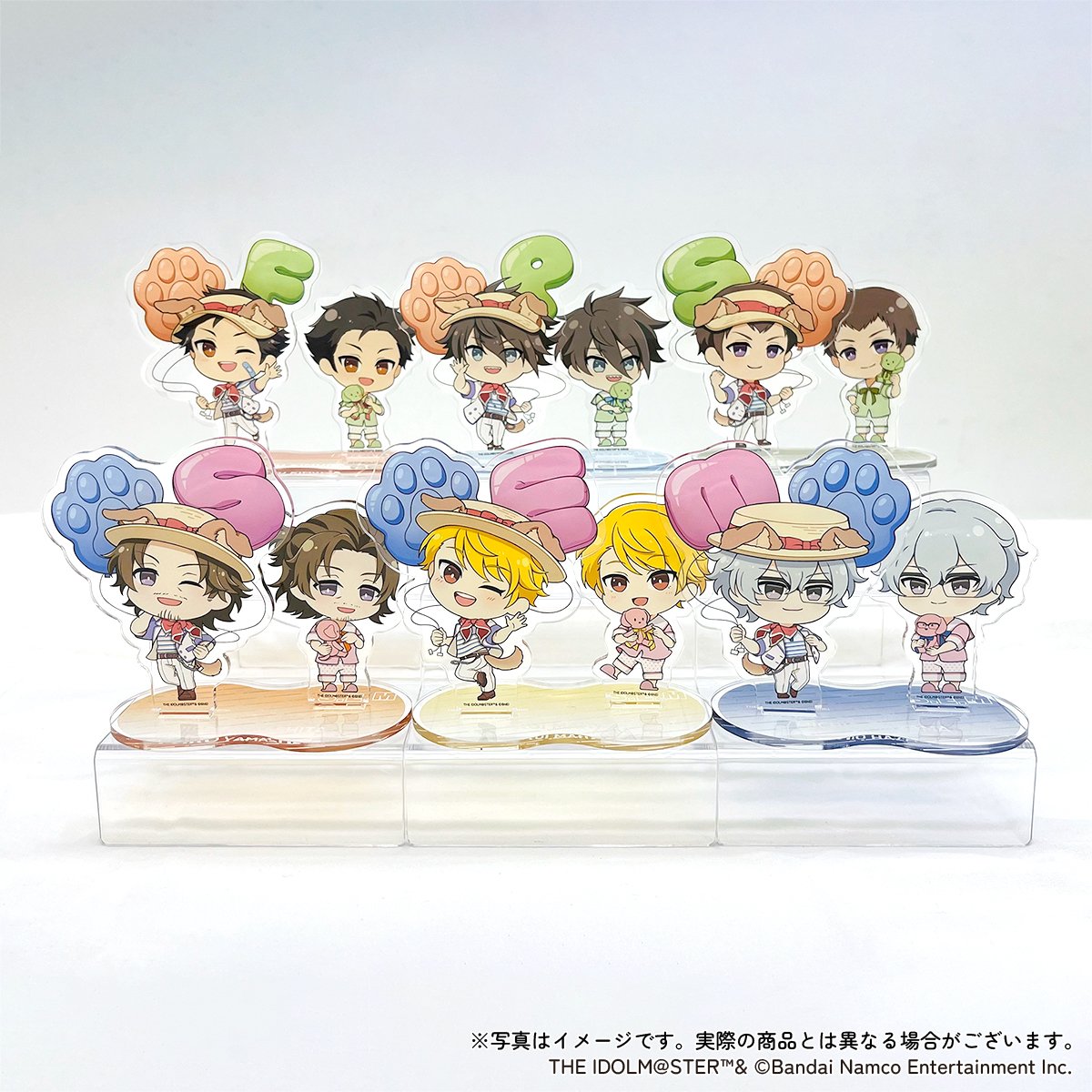 アイドルマスター SideM Summer Doggie トレーディングデフォルメペア