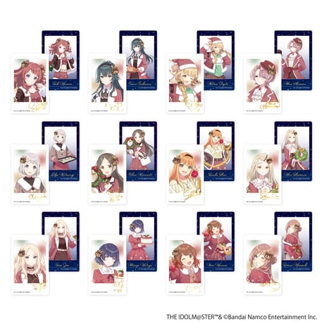 学園アイドルマスター fête de Noël トレーディング インスタントフォト風カード2枚1set（全12種・BOX）