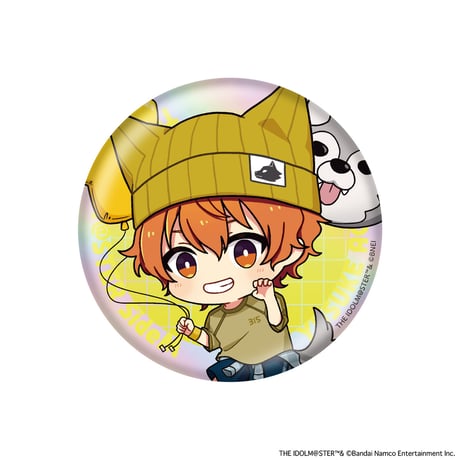アイドルマスター SideM Spring Wolves トレーディングホログラムミニキャラ缶バッジA（ホログラム仕様・全11種・ランダム）