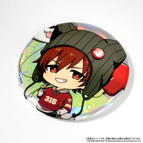 アイドルマスター SideM Spring Wolves トレーディングホログラムミニキャラ缶バッジA（ホログラム仕様・全11種・ランダム）