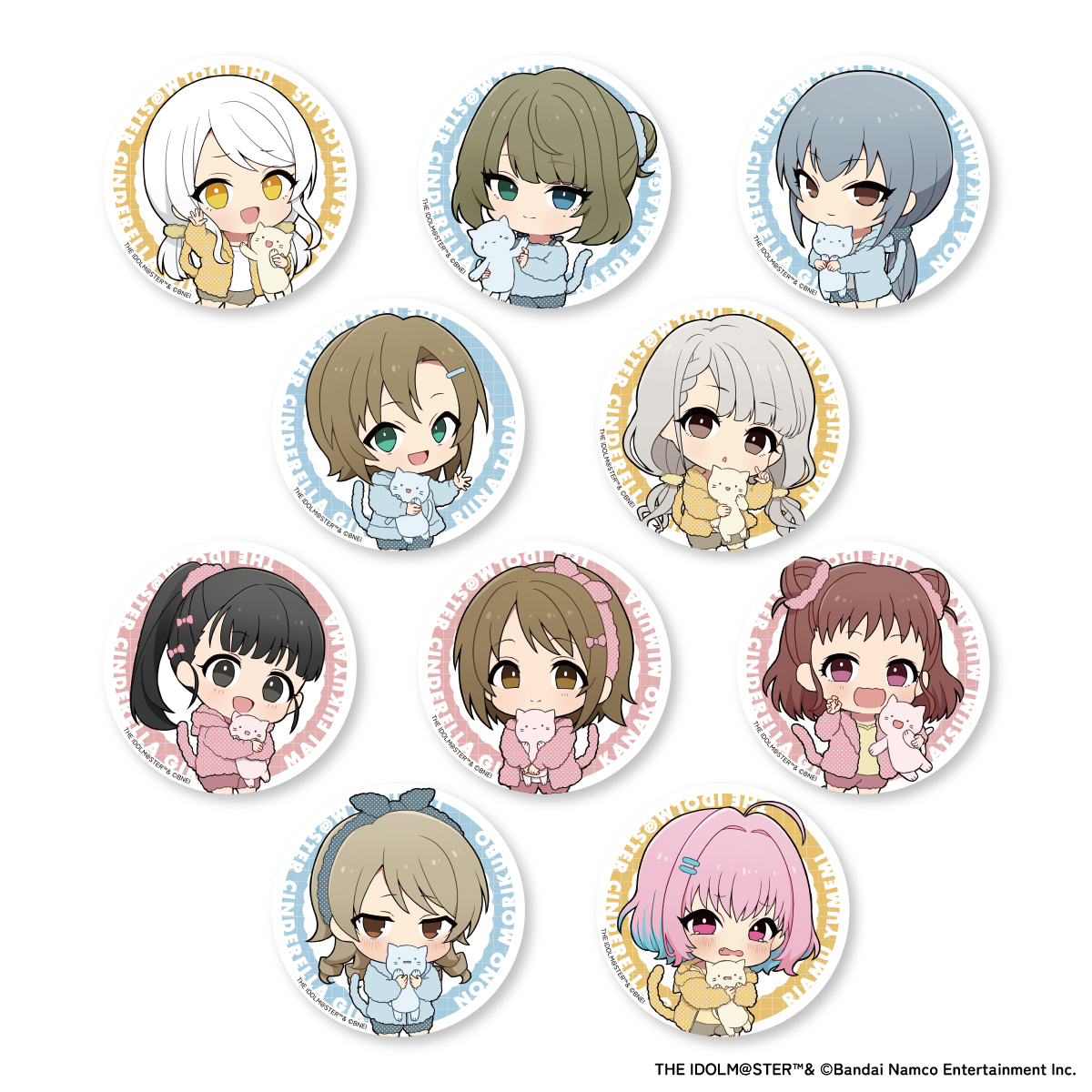 デレマス　高垣楓　デフォルメ缶バッジ　46個 アイドルマスター シンデレラガールズ Light at Night トレーディング