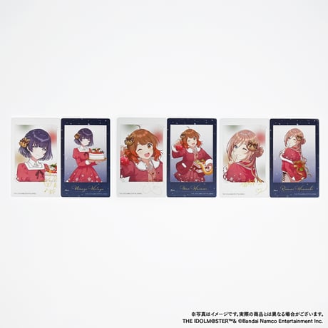 学園アイドルマスター 初星学園 入学準備フェア トレーディング インスタントフォト風カード2枚1set（全12種）