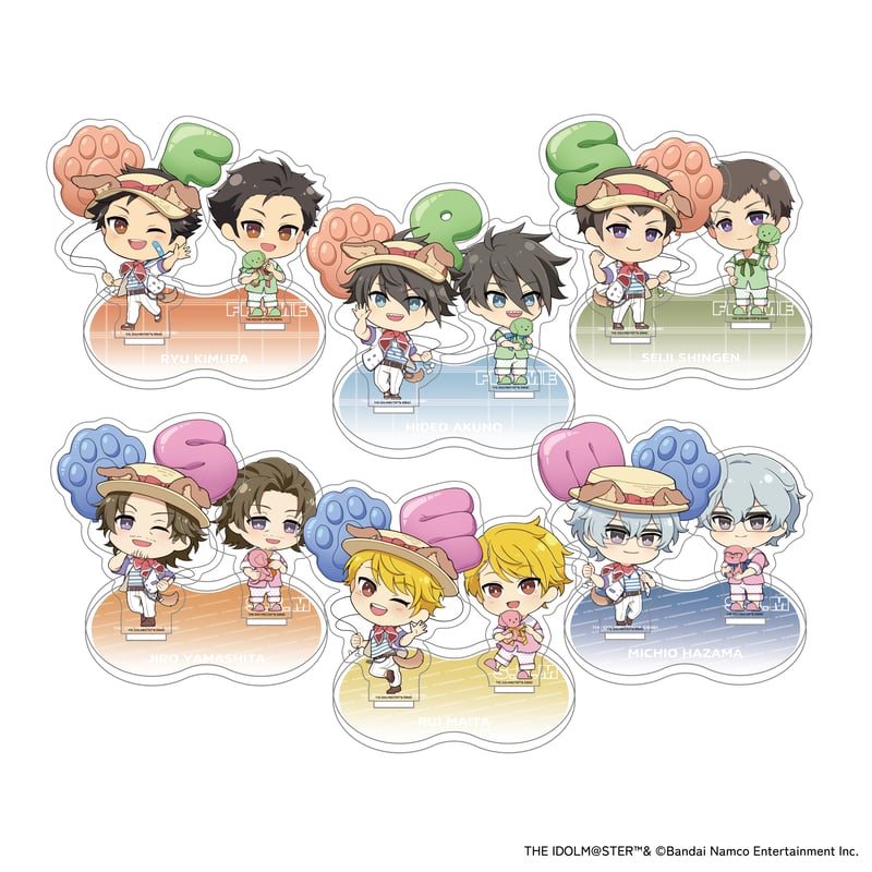 アイドルマスター SideM Summer Doggie トレーディングデフォルメペア