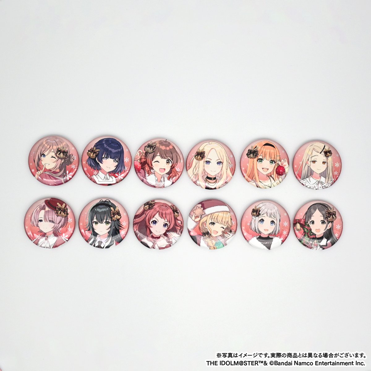 学園アイドルマスター fête de Noël トレーディングホログラム缶バッジ