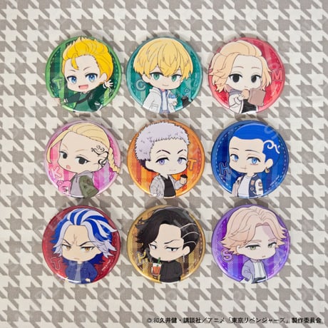 『東京リベンジャーズ』autumn of reading　トレーディングホログラムデフォルメ缶バッジ（ホログラム仕様・全9種・ランダム）