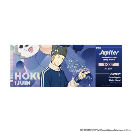 アイドルマスター SideM Spring Wolves ホログラム風チケットカード（全6種）