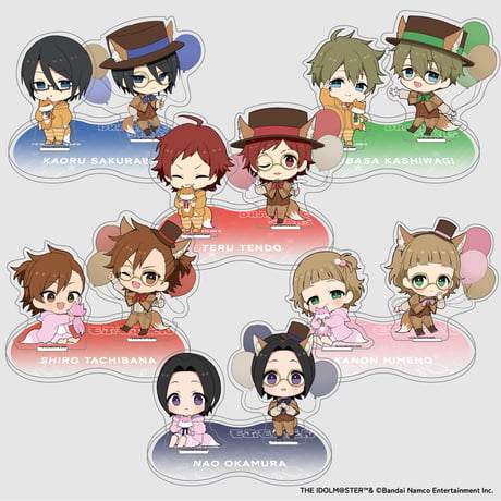 アイドルマスター SideM Autumn Foxes トレーディングペアアクリルスタンドB（全6種・ランダム）