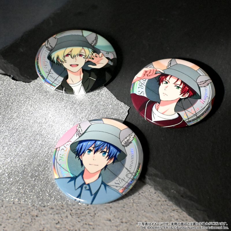 アイドルマスター SideM Spring Wolves トレーディングホログラム缶