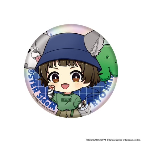 アイドルマスター SideM Spring Wolves トレーディングホログラムミニキャラ缶バッジA（ホログラム仕様・全11種・ランダム）