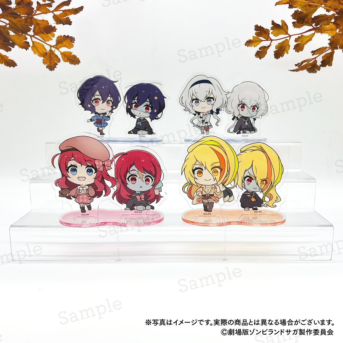 8点　劇場版　ゾンビランドサガ　ドッキドキおでかけパラダイス!　アクリルスタンド 劇場版『ゾンビランドサガ ゆめぎんがパラダイス』どやんす、どやんす