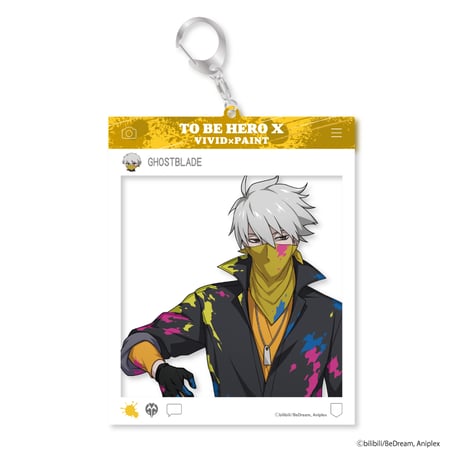 アニメ「TO BE HERO X」 VIVID×PAINT SNS風アクリルキーホルダー（全10種）