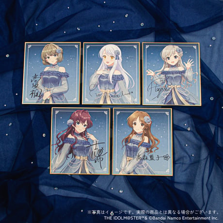 アイドルマスター シンデレラガールズ Light at Night トレーディング色紙（全5種・ランダム）