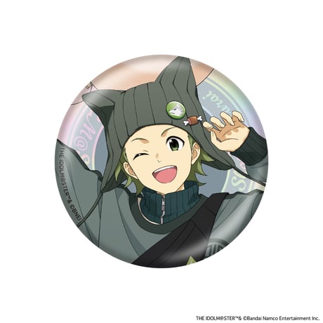 アイドルマスター SideM Spring Wolves トレーディングホログラム缶バッジ （ホログラム仕様・全6種・ランダム）